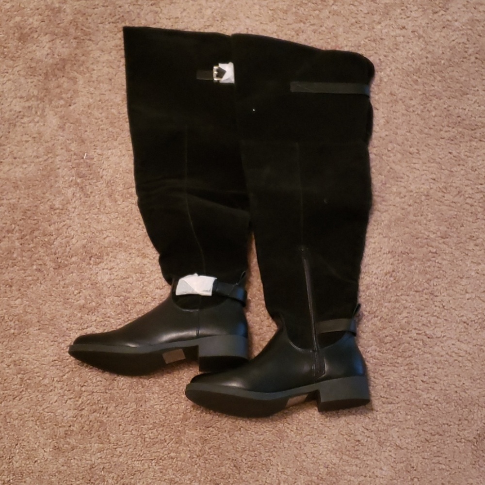 Wide Calf over the knee boots BRAND NEW